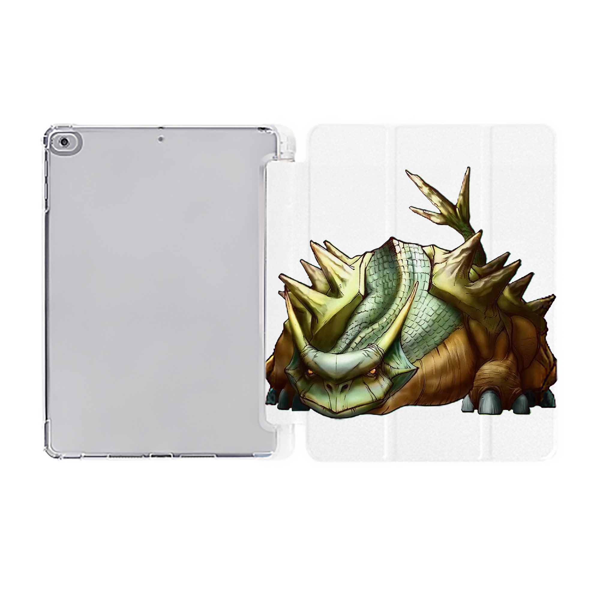 （画像用） 遊☆戯☆王 Yu-Gi-Oh! IPad ケース ペン収納付き 三つ折りスタンド PUレザー×シリコン 対応機種9.5/10.5/10.9インチ